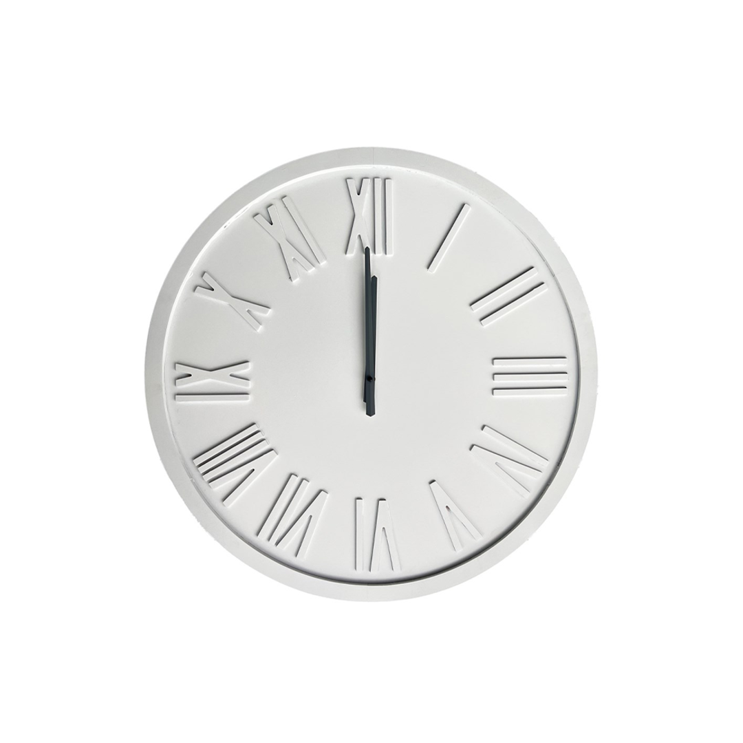 Whisper Clock - White 60cm image 0